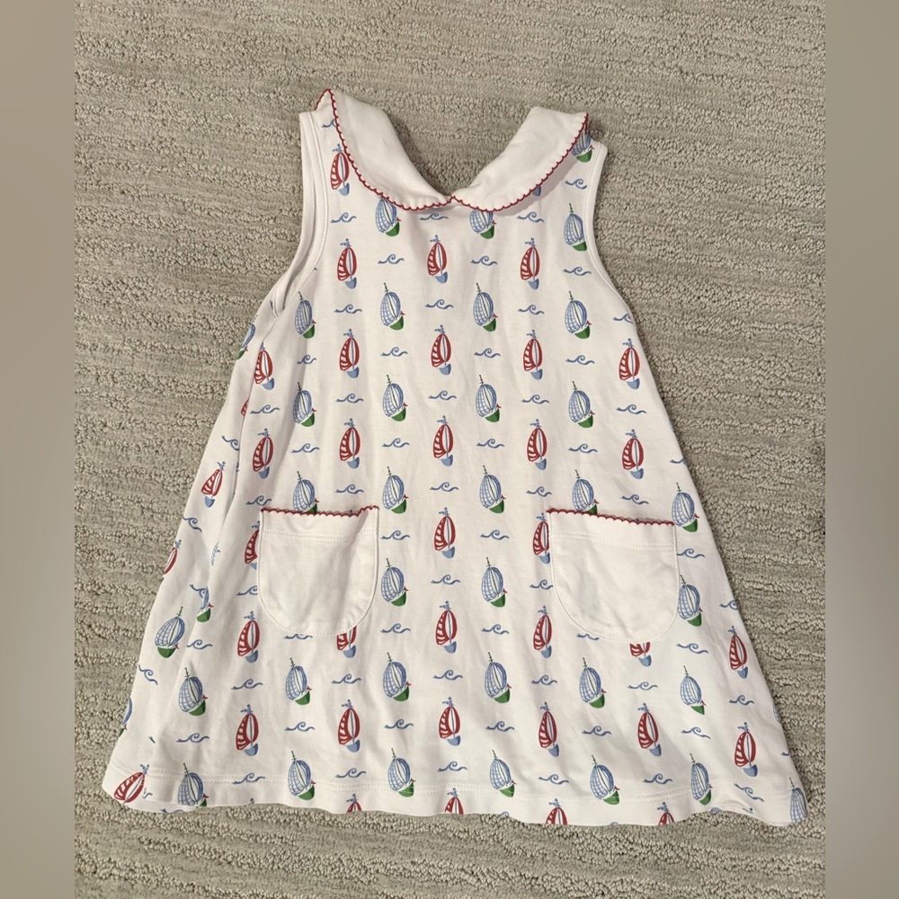 The Proper Peony Sailboat Dress 2T